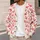Playful Coastal Crab Motifs for Beach Days and Everyday Summer Layering for Women All-over Print Knitted Cardigan - 5