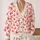 Playful Coastal Crab Motifs for Beach Days and Everyday Summer Layering for Women All-over Print Knitted Cardigan - 2