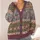 Vintage Floral Botanical Bands for Relaxed Spring Layering, Women’s Everyday Style All-over Print Knitted Cardigan - 4