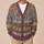 Vintage Floral Botanical Bands for Relaxed Spring Layering, Women’s Everyday Style All-over Print Knitted Cardigan - 6