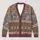 Vintage Floral Botanical Bands for Relaxed Spring Layering, Women’s Everyday Style All-over Print Knitted Cardigan - 1