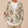Rose Bouquet Motifs for Relaxed Autumn Layering, Women's Romantic Cottage Style Wear All-over Print Knitted Cardigan - 6