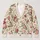 Rose Bouquet Motifs for Relaxed Autumn Layering, Women's Romantic Cottage Style Wear All-over Print Knitted Cardigan - 1