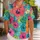 Colorful Hibiscus and Tropical Blooms for Beach Holidays and Summer Getaways for Men Hawaiian Shirt - 1