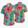 Colorful Hibiscus and Tropical Blooms for Beach Holidays and Summer Getaways for Men Hawaiian Shirt - 5