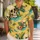 Skull Coconut Palm Sunset Scene for Men's Beach Vacations and Island Getaway Travel Hawaiian Shirt - 1