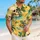 Skull Coconut Palm Sunset Scene for Men's Beach Vacations and Island Getaway Travel Hawaiian Shirt - 6