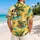 Skull Coconut Palm Sunset Scene for Men's Beach Vacations and Island Getaway Travel Hawaiian Shirt - 2