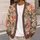 Painterly Rose Garden For Relaxed Everyday Layering In Women's Botanical Style Wear All-over Print Knitted Cardigan - 5