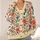 Hummingbird Floral Garden Motifs for Relaxed Everyday Layering, Women’s Nature Style All-over Print Knitted Cardigan - 4