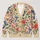 Hummingbird Floral Garden Motifs for Relaxed Everyday Layering, Women’s Nature Style All-over Print Knitted Cardigan - 1