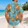 Capybara Island Lei Scene for Summer Beach Vacations, Resort Days, and Men's Travel Hawaiian Shirt - 2
