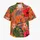 Orange Tropical Hibiscus And Monstera Botanical Style For Resort Vacation Outfits Hawaiian Shirt - 7