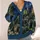 Swirling Starry Village Scene For Bohemian Layering And Creative Weekend Wardrobe All-over Print Knitted Cardigan - 4