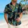 Black Cat Tropical Jungle Foliage for Beach Holidays, Summer Travel and Vacations Hawaiian Shirt - 6