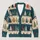 Pine Tree Forest Scene For Festive Winter Layering, Cozy Holiday Style For Women All-over Print Knitted Cardigan - 1