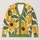 Mustard Daisy And Olive Leaf Botanical Style For Everyday Autumn Layering For Women All-over Print Knitted Cardigan - 1