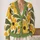 Mustard Daisy And Olive Leaf Botanical Style For Everyday Autumn Layering For Women All-over Print Knitted Cardigan - 2