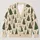Evergreen Tree Holiday Motif For Cozy Winter Layering, Women's Festive Everyday Style All-over Print Knitted Cardigan - 1