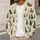 Evergreen Tree Holiday Motif For Cozy Winter Layering, Women's Festive Everyday Style All-over Print Knitted Cardigan - 5