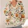 Pumpkins, Bats, and Friendly Ghosts for Cozy Halloween Layering for Women and Girls All-over Print Knitted Cardigan - 4