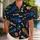 Colorful Fishbone Ocean Motifs For Beach Holidays And Coastal Casual Wear For Men Hawaiian Shirt - 1