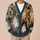 Colorful Cat Faces for Cozy Everyday Layering and Playful Weekend Outings at Home All-over Print Knitted Cardigan - 6