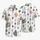 Monochrome Floral Lattice for Resort Getaways and Island Weekends, Men’s Casual Style Hawaiian Shirt - 5