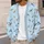 Colorful Dragonflies for Relaxed Everyday Layering and Nature-Loving Women’s Style All-over Print Knitted Cardigan - 5