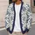 Navy Snowflake Geometric Motifs For Cozy Winter Layering And Nordic Style All-over Print Knitted Cardigan - 5