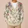 Watercolor Floral Garden With Pink Blooms for Everyday Layering, Women's Spring Style All-over Print Knitted Cardigan - 6