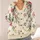 Watercolor Floral Garden With Pink Blooms for Everyday Layering, Women's Spring Style All-over Print Knitted Cardigan - 4