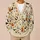 Women's Halloween Bats Pumpkins Ghosts Floral Autumn Layering Style for Fall Gatherings All-over Print Knitted Cardigan - 6