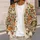 Pumpkins and Wildflowers for Cozy Autumn Layering, Women's Rustic Seasonal Wardrobe Style All-over Print Knitted Cardigan - 5