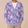 Lavender Ghosts for Cozy Halloween Layers and Casual Fall Outings for Women and Fans All-over Print Knitted Cardigan - 6