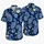 Navy Paisley Swirls And Island Florals For Resort Getaways And Summer Weekends By The Sea Hawaiian Shirt - 5