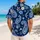 Navy Paisley Swirls And Island Florals For Resort Getaways And Summer Weekends By The Sea Hawaiian Shirt - 2