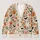 Pumpkin Ghosts, Bats And Wildflowers For Cozy Halloween Layering And Autumn Outings All-over Print Knitted Cardigan - 1