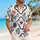 Navy Coral Floral Medallions For Island Getaways And Summer Weekends Away For Men Hawaiian Shirt - 6