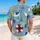 Nautical Paper Boats And Lifebuoys For Beach Holidays, Cruises And Summer Travel For Men Hawaiian Shirt - 2