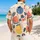 Kawaii Tropical Fruit Picnic for Beach Holidays and Sunny Vacations, Men's Gift Hawaiian Shirt - 2