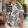 Monstera Palm Foliage for Relaxed Beach Vacations, Island Resort Getaways for Men Hawaiian Shirt - 1