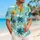 Tropical Palm Waves for Sunny Beach Vacations, Island Getaways and Relaxed Resort Days Hawaiian Shirt - 6