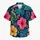 Tropical Hibiscus and Monstera Foliage for Beach Vacations and Resort Getaways Hawaiian Shirt - 7
