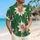 Blue Petal Rosette Garden for Tropical Getaways and Summer Holidays for Men and Travelers Hawaiian Shirt - 6