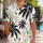 Black Coconut Palm Silhouettes for Beach Holidays and Summer Outdoor Escapes for Men Hawaiian Shirt - 1