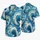 Ocean Wave Swirls for Coastal Summer Vacations and Beach Getaways, Relaxed Menswear Hawaiian Shirt - 5