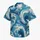 Ocean Wave Swirls for Coastal Summer Vacations and Beach Getaways, Relaxed Menswear Hawaiian Shirt - 7