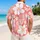 Pink Plumeria Blossom Garden for Tropical Vacations and Sunny Island Getaways for Men Hawaiian Shirt - 2