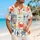 Coastal Crab, Lobster And Fish Motifs For Beach Holidays And Relaxed Island Getaways Hawaiian Shirt - 6